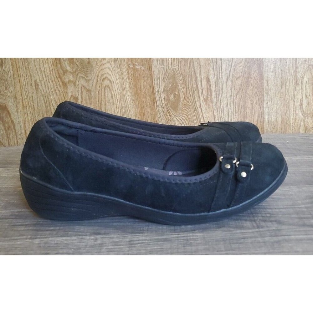 Skechers Kiss Happy Slip On Shoes Womens Size 8 Black